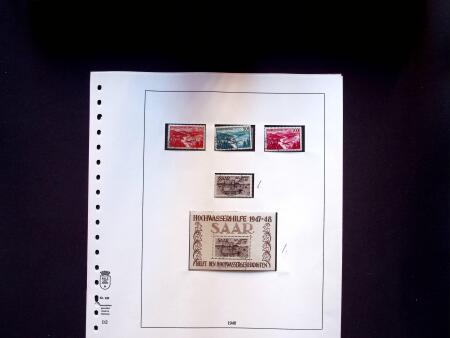 1920-58 Used collection of Saar and Saarland on 36