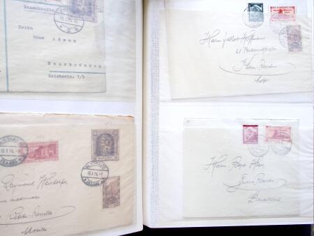 1925-70 Lot of over 350 covers and cards housed in
