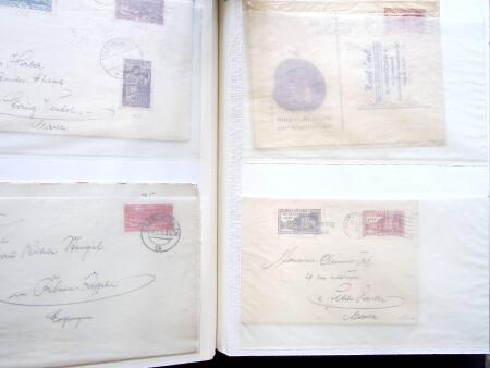 1925-70 Lot of over 350 covers and cards housed in