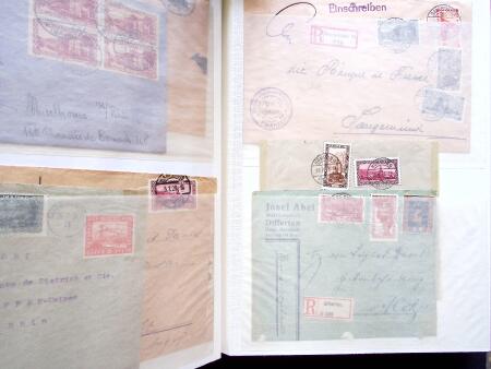 1925-70 Lot of over 350 covers and cards housed in
