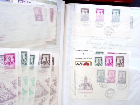 1925-70 Lot of over 350 covers and cards housed in