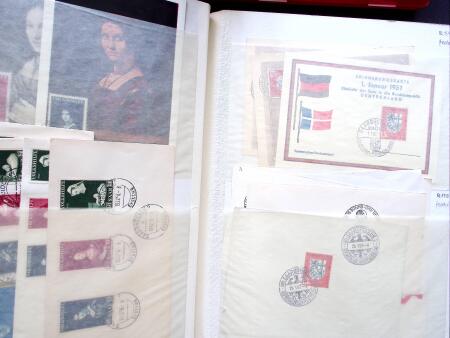 1925-70 Lot of over 350 covers and cards housed in