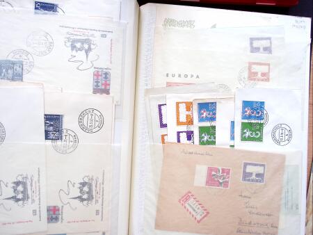 1925-70 Lot of over 350 covers and cards housed in