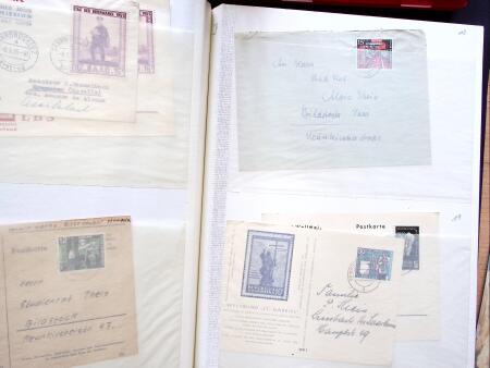 1925-70 Lot of over 350 covers and cards housed in