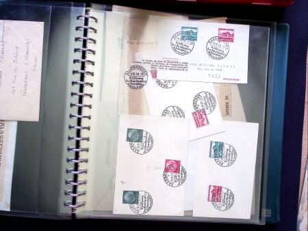 1925-70 Lot of over 350 covers and cards housed in
