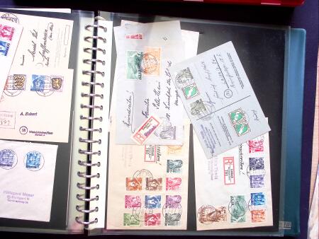 1925-70 Lot of over 350 covers and cards housed in