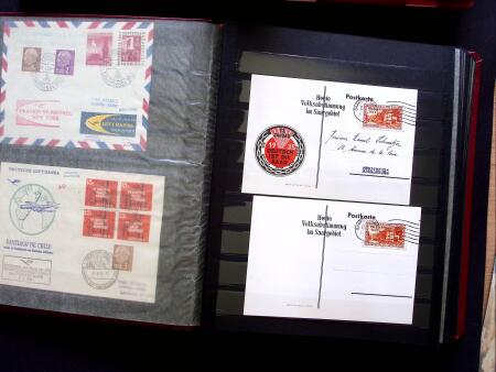 1925-70 Lot of over 350 covers and cards housed in