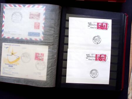1925-70 Lot of over 350 covers and cards housed in