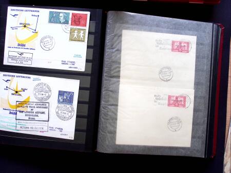 1925-70 Lot of over 350 covers and cards housed in