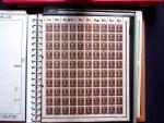 1920, Oveprinted Bavaria issue, specialised study in