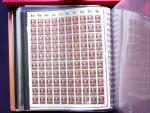 1920, Oveprinted Bavaria issue, specialised study in