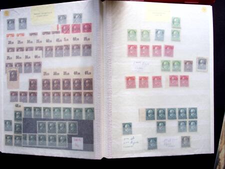 1920, Oveprinted Bavaria issue, specialised study in