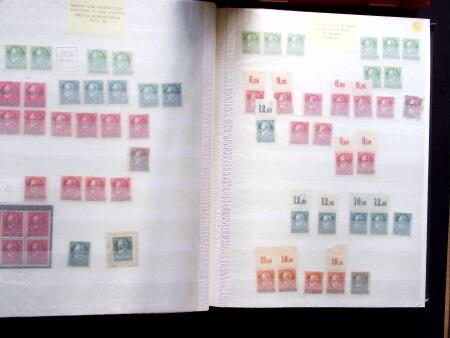 1920, Oveprinted Bavaria issue, specialised study in