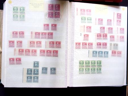 1920, Oveprinted Bavaria issue, specialised study in