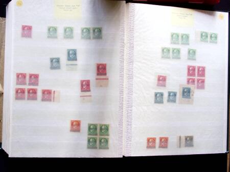 1920, Oveprinted Bavaria issue, specialised study in