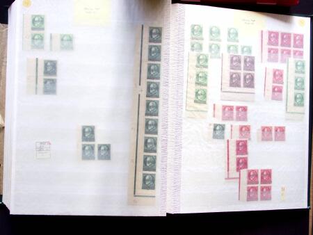 1920, Oveprinted Bavaria issue, specialised study in