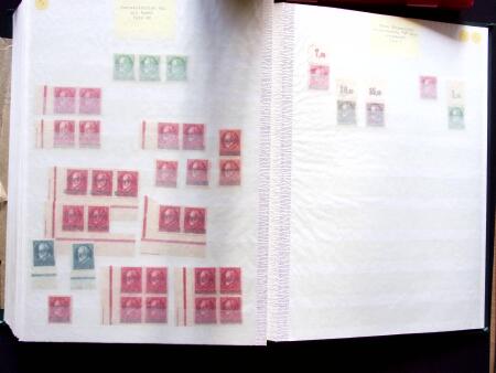 1920, Oveprinted Bavaria issue, specialised study in