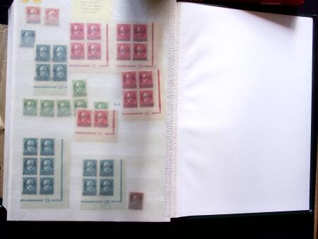 1920, Oveprinted Bavaria issue, specialised study in