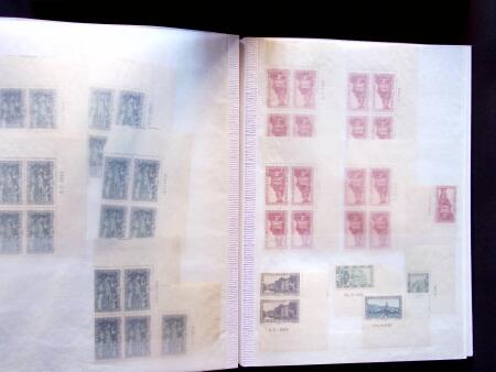 1920-55 Dated corner marginal examples of different