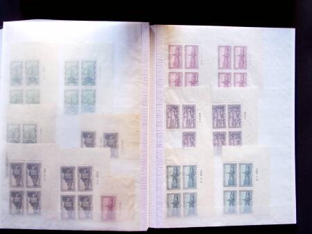 1920-55 Dated corner marginal examples of different