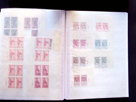 1920-55 Dated corner marginal examples of different