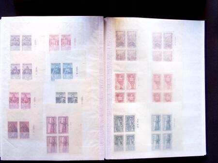 1920-55 Dated corner marginal examples of different