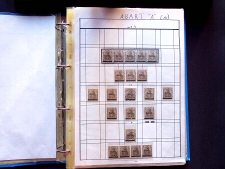 1920 First issues, plates I and II, specialised collection