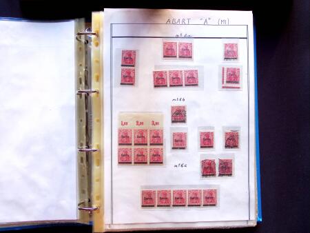 1920 First issues, plates I and II, specialised collection