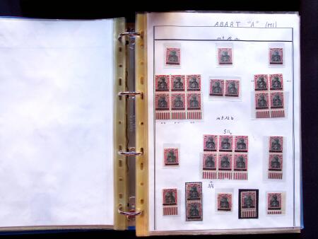 1920 First issues, plates I and II, specialised collection