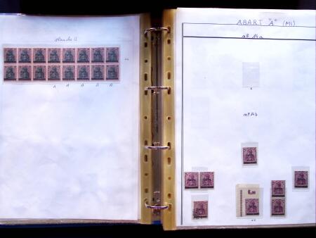 1920 First issues, plates I and II, specialised collection