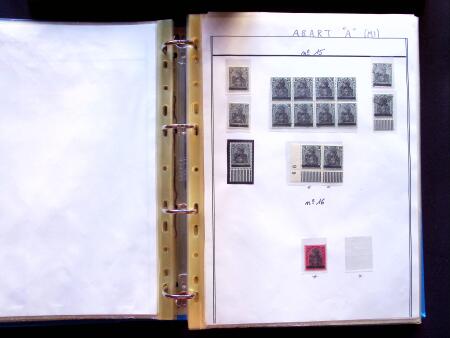 1920 First issues, plates I and II, specialised collection