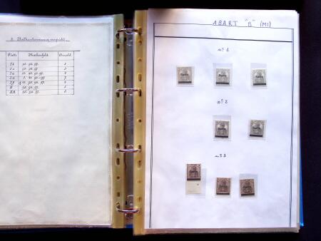 1920 First issues, plates I and II, specialised collection