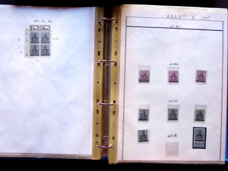 1920 First issues, plates I and II, specialised collection