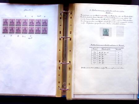 1920 First issues, plates I and II, specialised collection