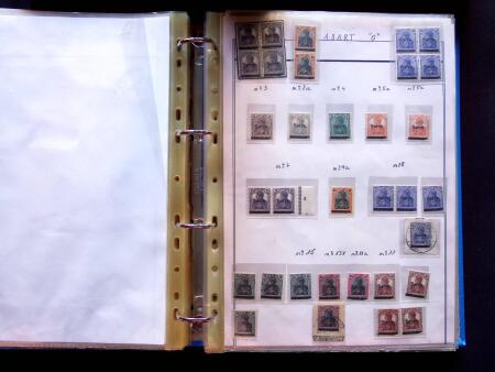 1920 First issues, plates I and II, specialised collection