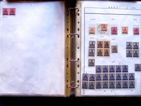 1920 First issues, plates I and II, specialised collection