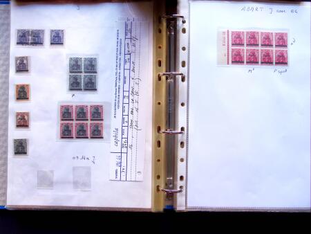 1920 First issues, plates I and II, specialised collection