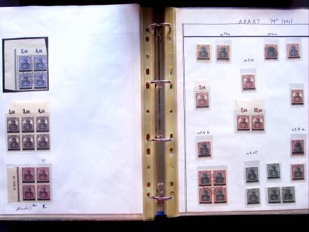 1920 First issues, plates I and II, specialised collection