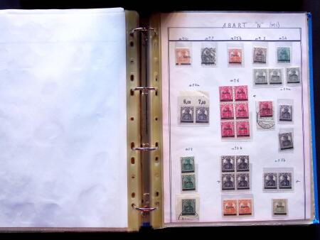 1920 First issues, plates I and II, specialised collection