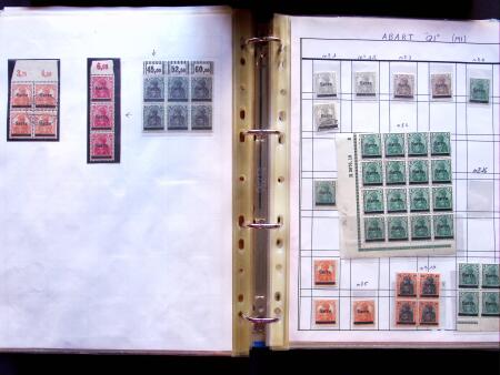 1920 First issues, plates I and II, specialised collection