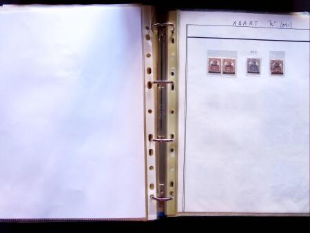 1920 First issues, plates I and II, specialised collection