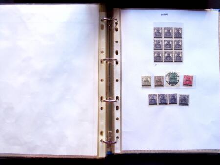 1920 First issues, plates I and II, specialised collection