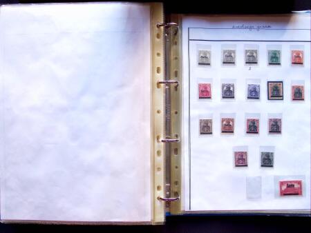 1920 First issues, plates I and II, specialised collection