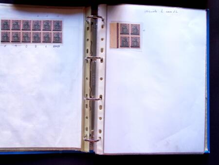 1920 First issues, plates I and II, specialised collection