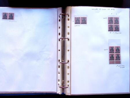 1920 First issues, plates I and II, specialised collection