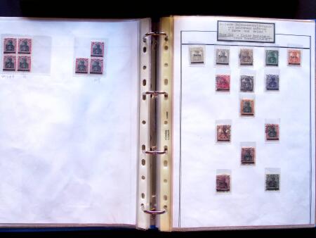 1920 First issues, plates I and II, specialised collection