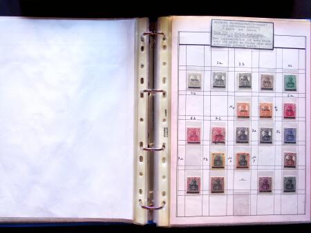1920 First issues, plates I and II, specialised collection