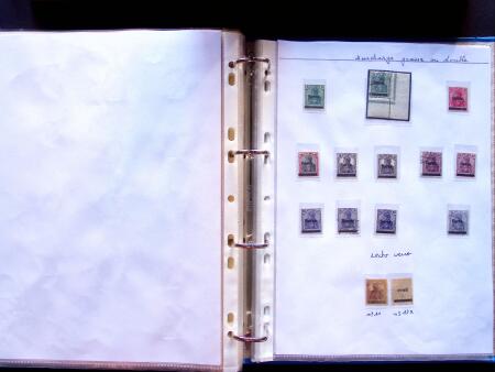 1920 First issues, plates I and II, specialised collection