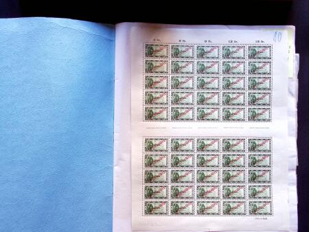 1927-29 OFFICIALS: Selection of 14 1/2 sheets showing
