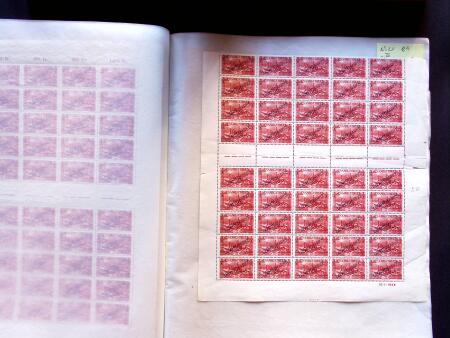 1927-29 OFFICIALS: Selection of 14 1/2 sheets showing
